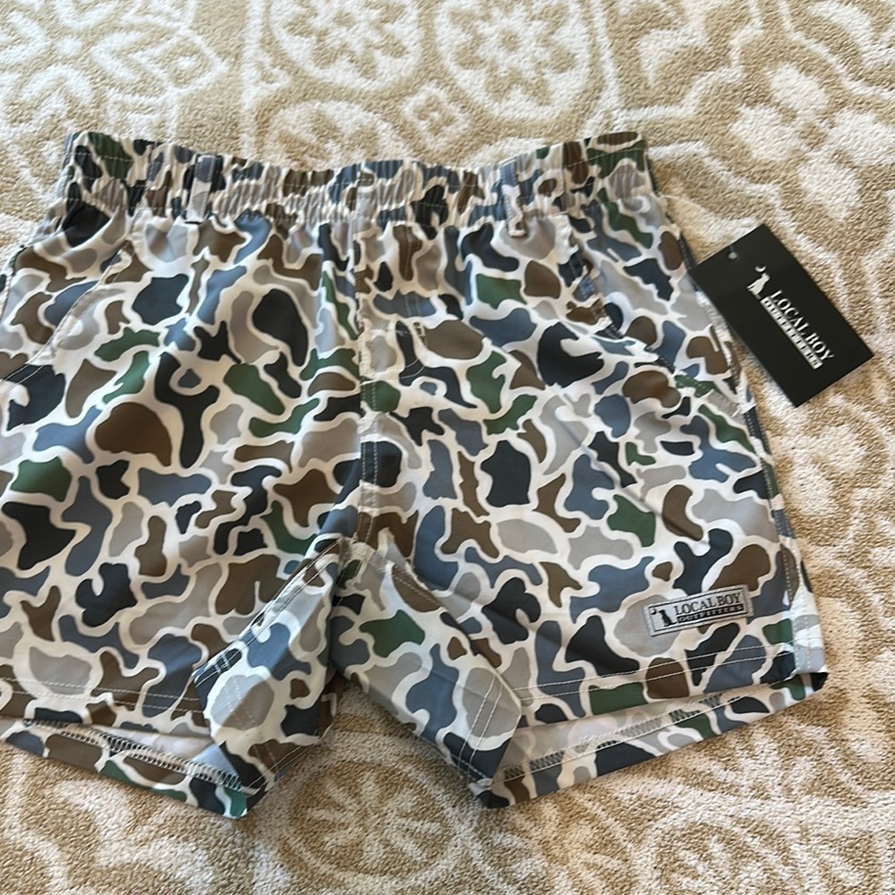 Local Boy Camo Swim Shorts